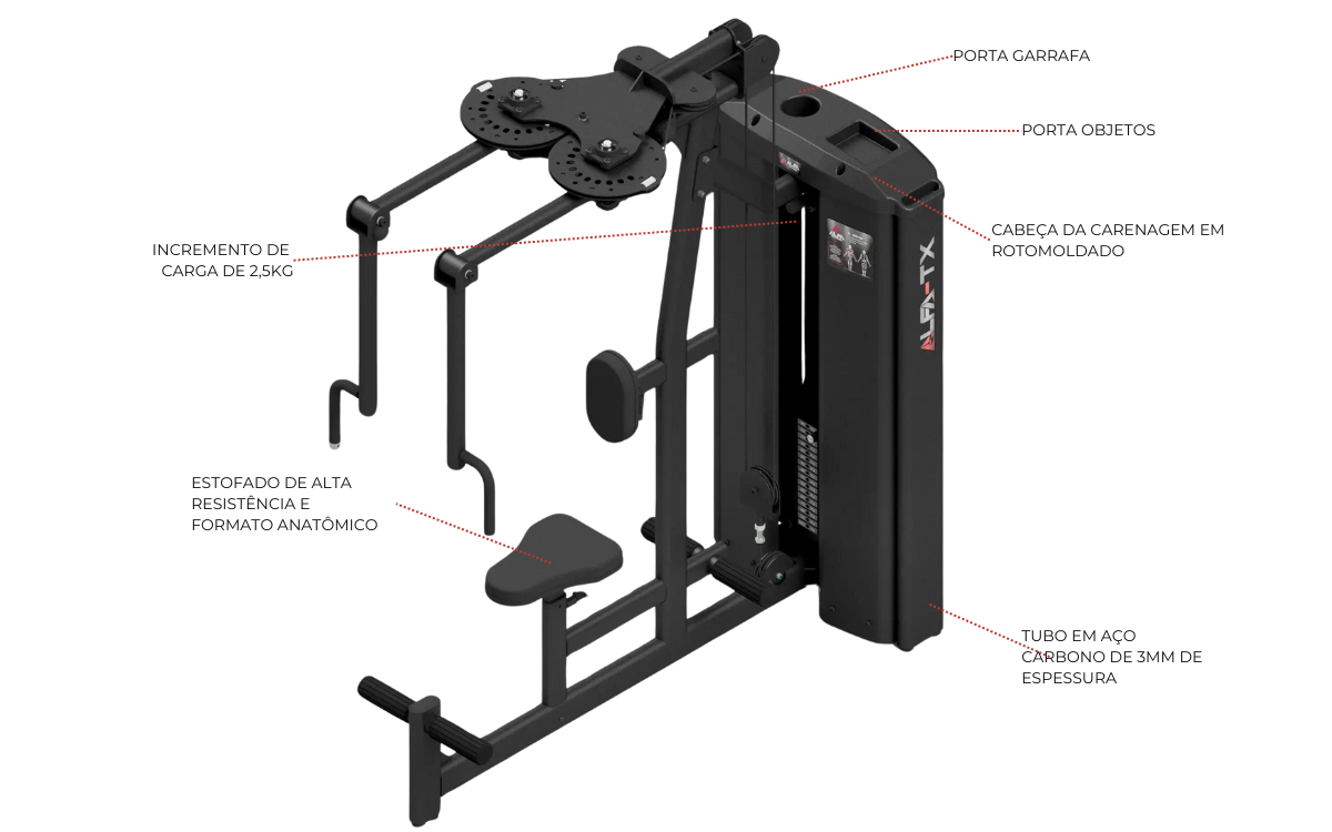 Peitoral Dorsal Crucifíxo