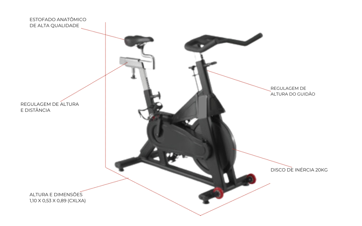 Bicicleta Spinning - A-1000